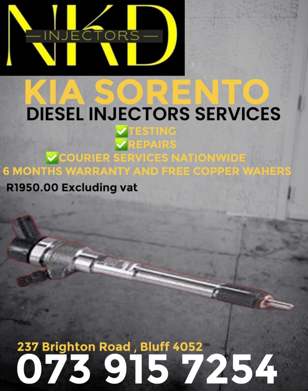 Injectors Kia Sorento Repaired for the best result - Private Seller Injectors Kia Sorento Repaired for the best result - Private Seller