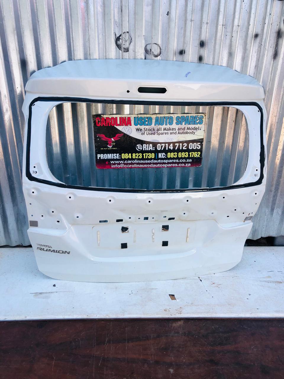 Toyota Rumion tailgate - Private Seller Toyota Rumion tailgate - Private Seller