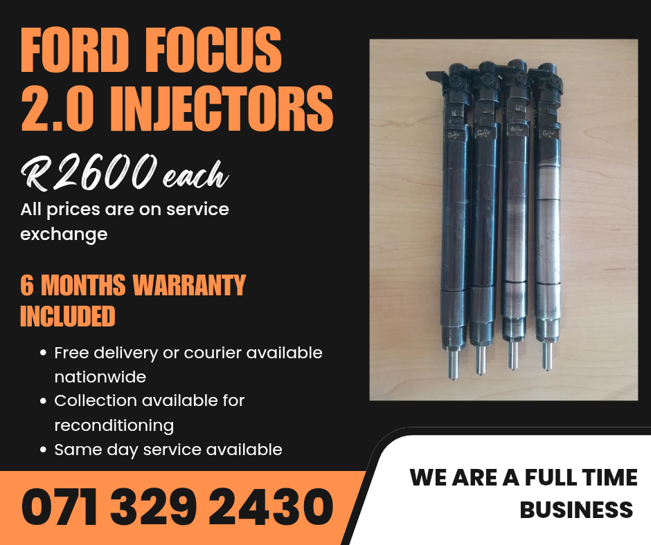 FORD FOCUS 2.0 INJECTORS FOR SALE WITH WARRANTY INCLUDED - Private Seller FORD FOCUS 2.0 INJECTORS FOR SALE WITH WARRANTY INCLUDED - Private Seller