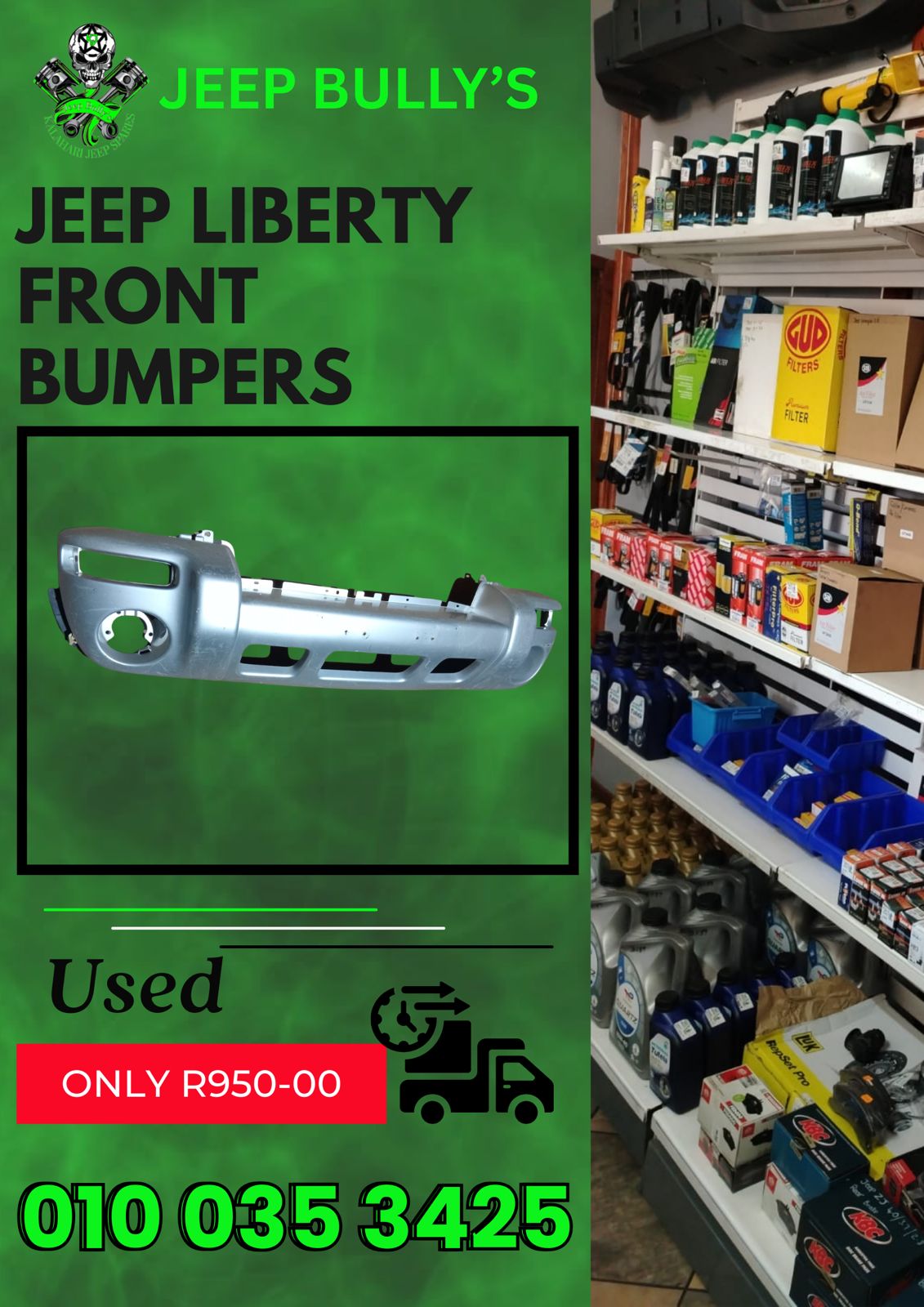 Second Hand Jeep Liberty Front Bumper - Private Seller Second Hand Jeep Liberty Front Bumper - Private Seller