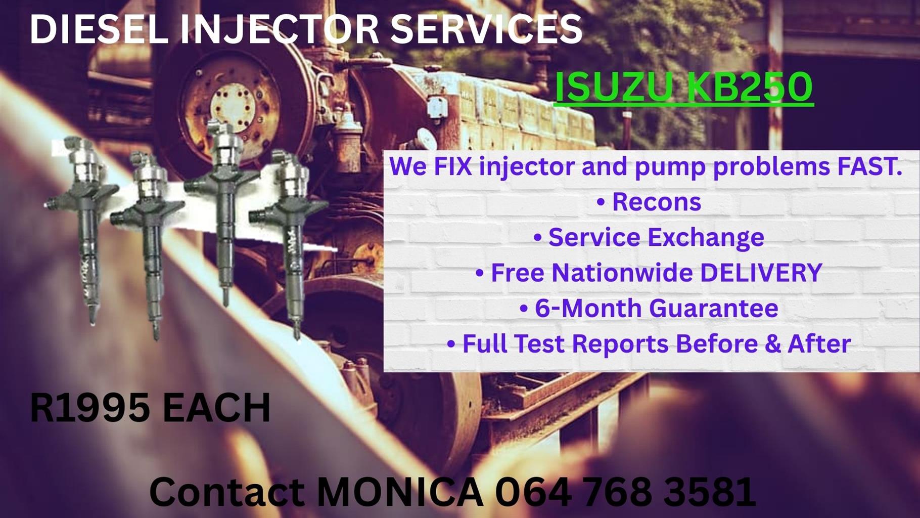 ISUZU KB250 Diesel Injector Problems? Call Us - Private Seller ISUZU KB250 Diesel Injector Problems? Call Us - Private Seller