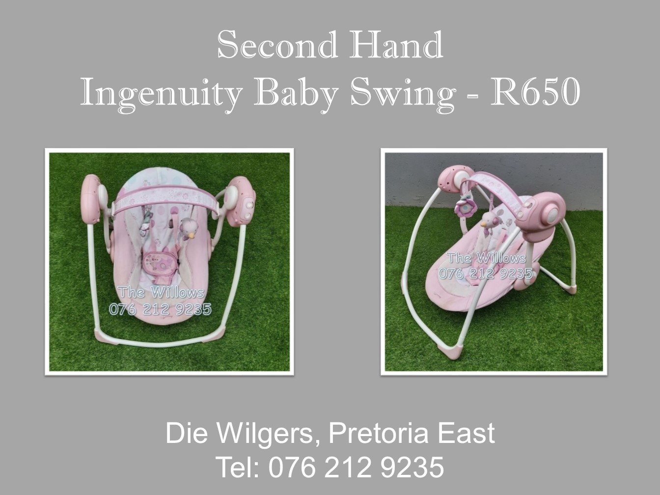 second hand baby swing