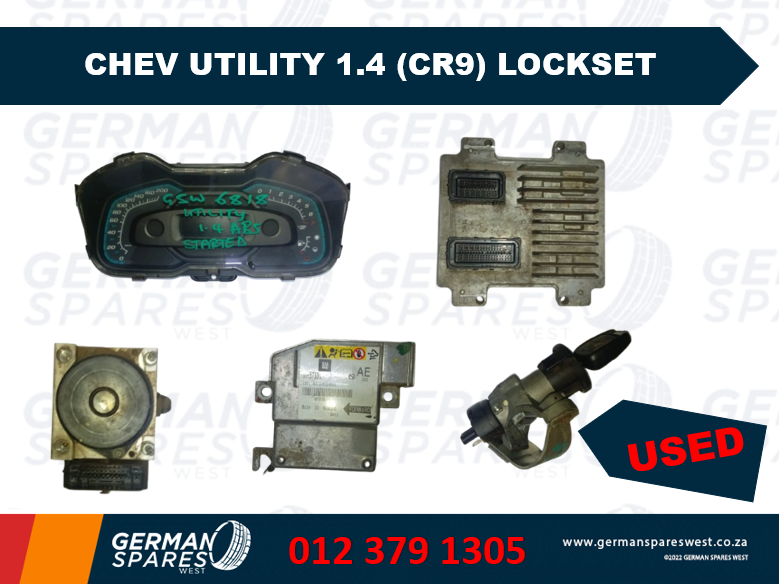CHEV UTILITY 1.4 ( CR9 ) USED LOCKSET FOR SALE - Private Seller CHEV UTILITY 1.4 ( CR9 ) USED LOCKSET FOR SALE - Private Seller
