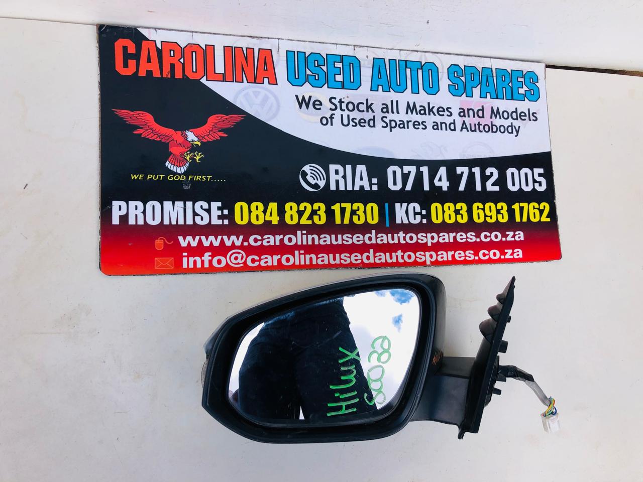Toyota Hilux Legend RS left side mirror with indicator and camera (2020-2025) - Private Seller Toyota Hilux Legend RS left side mirror with indicator and camera (2020-2025) - Private Seller