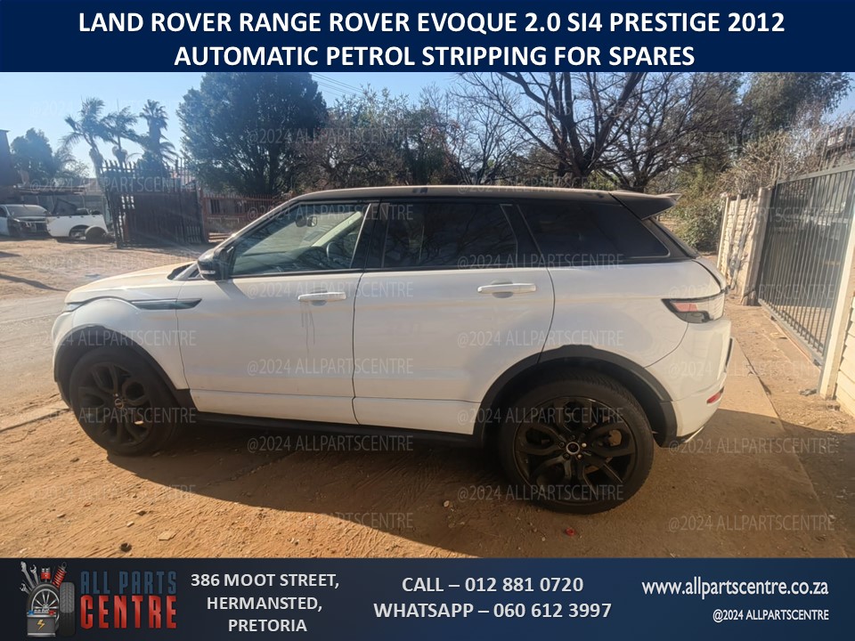 Land Rover Evoque Si4 2.0 2012 Petrol Automatic Stripping for Spares