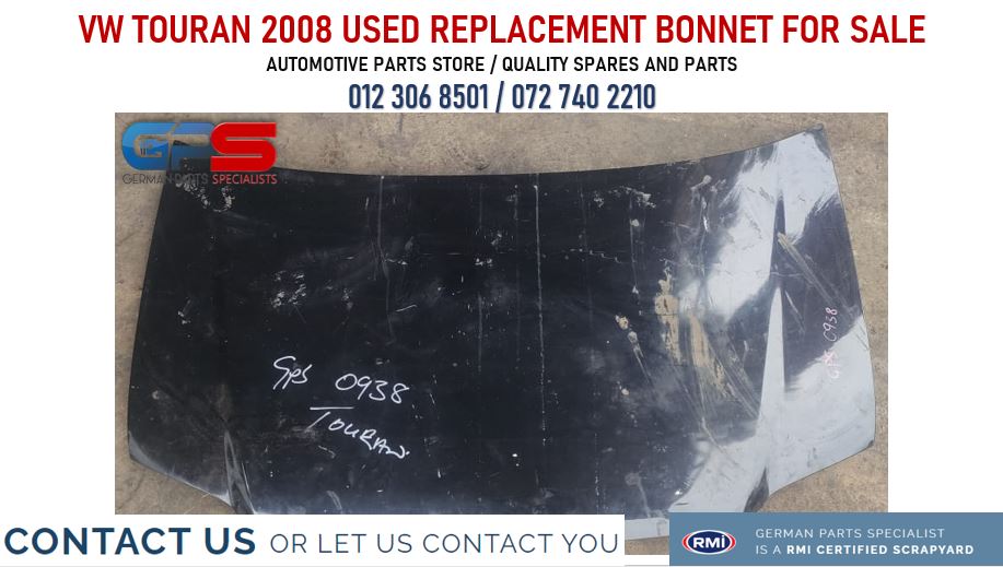VW Touran 2008 used replacement bonnet for sale - Private Seller VW Touran 2008 used replacement bonnet for sale - Private Seller