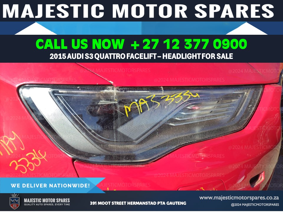 2015 Audi S3 Quattro Facelift headlight for sale second hand