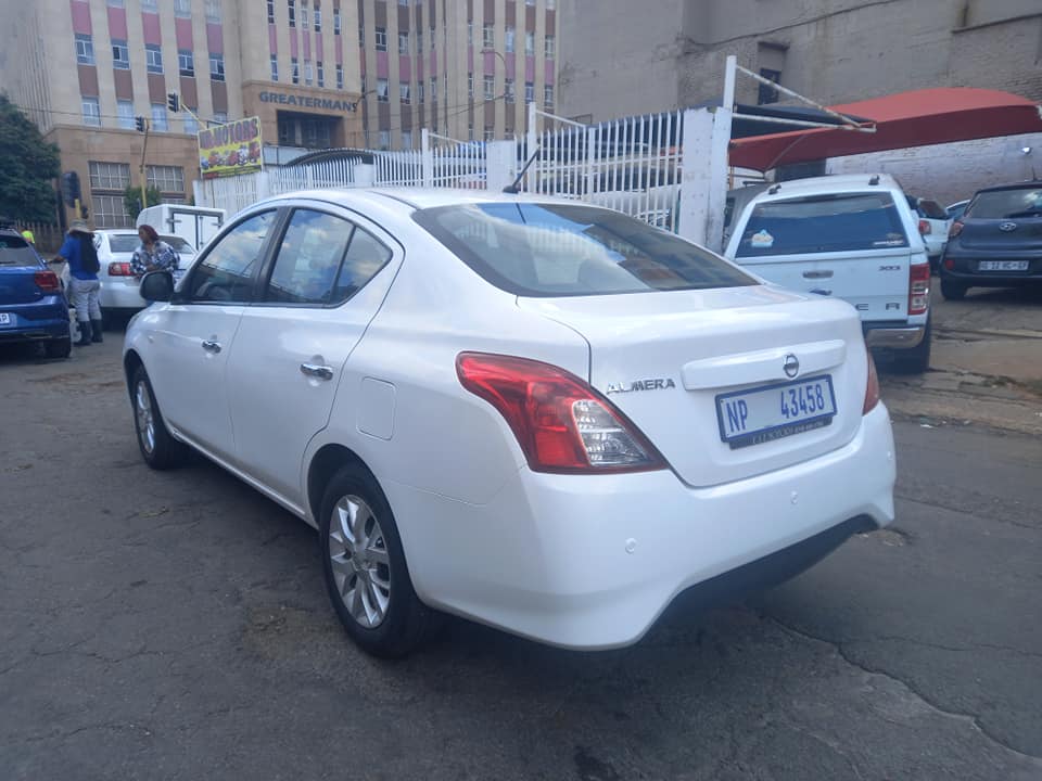 2019 NISSAN ALMERA 1.5 PETROL SEDAN, MANUAL TRANSMISSION, WHITE COLOUR
