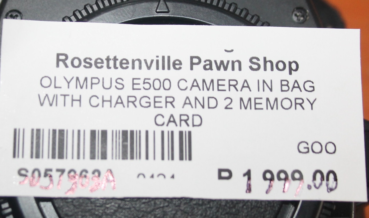 OLYMPUS E500 CAMERA IN BAG S057962A