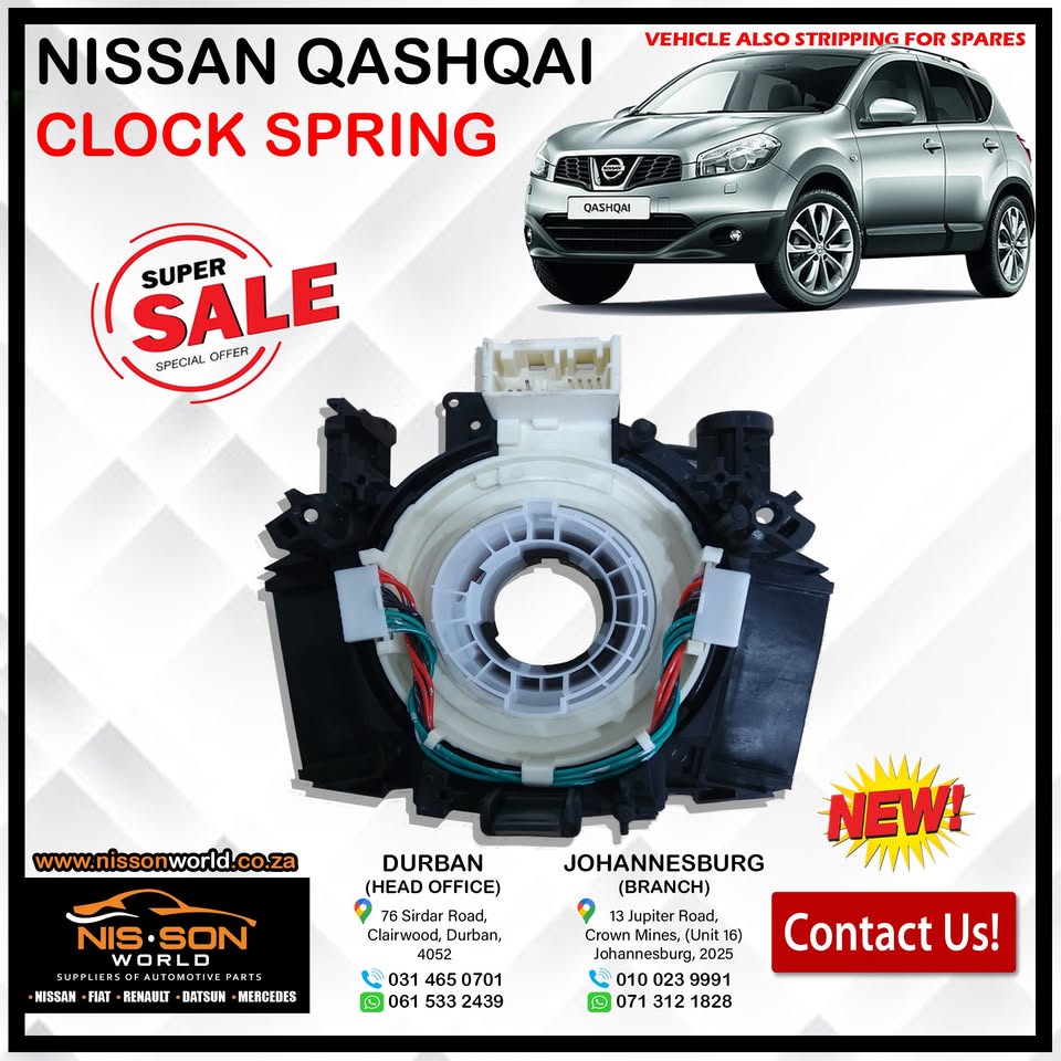 NISSAN QASHQAI CLOCK SPRING - Private Seller