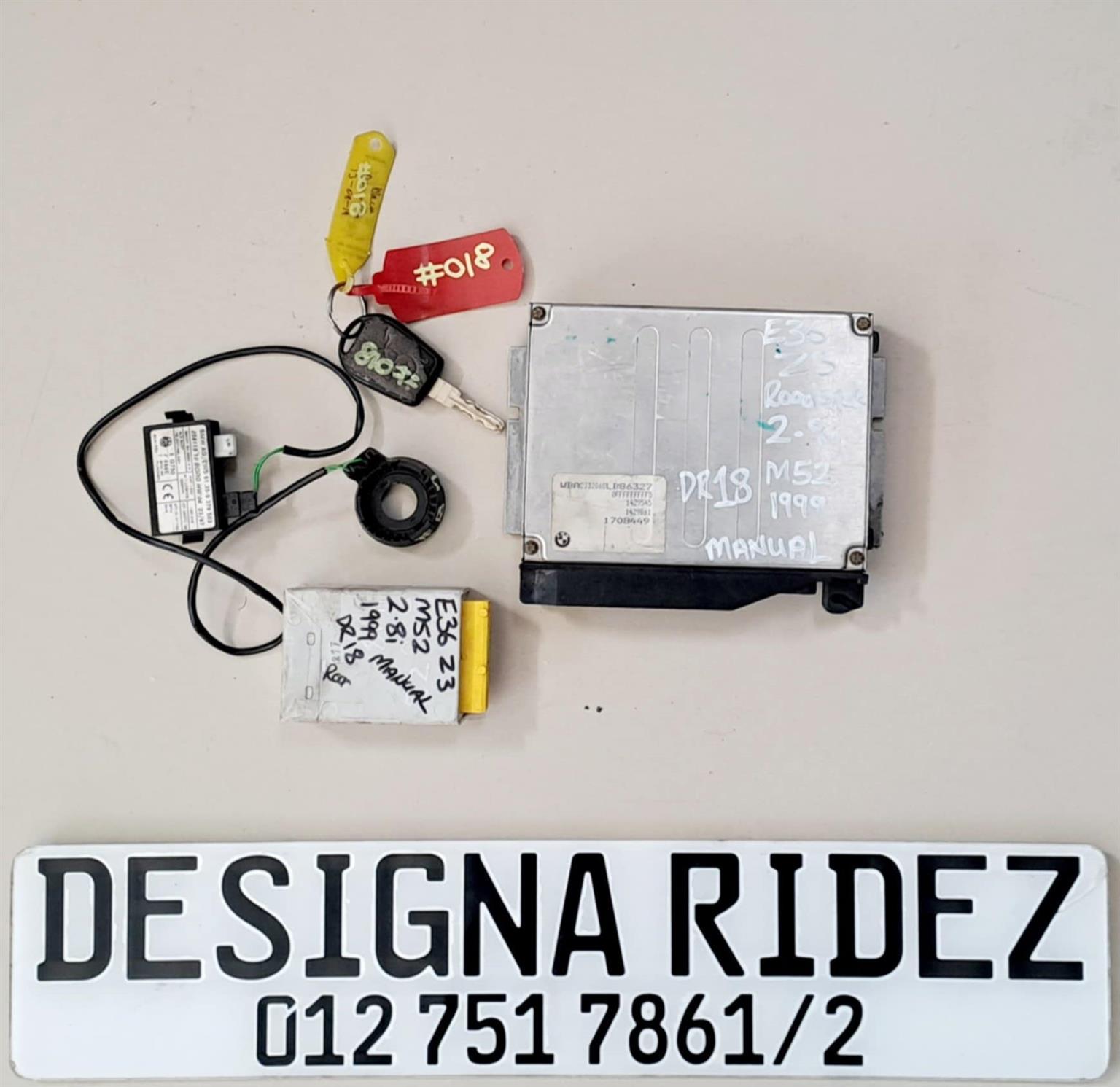 Used BMW E36 Z3 2.8I M52 MANUAL 1998 MODEL IGNITION LOCK-SET