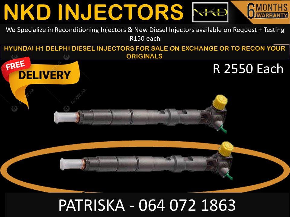 DIESEL INJECTORS FOR HYUNDAI H1 DELPHI FOR SALE - Private Seller DIESEL INJECTORS FOR HYUNDAI H1 DELPHI FOR SALE - Private Seller