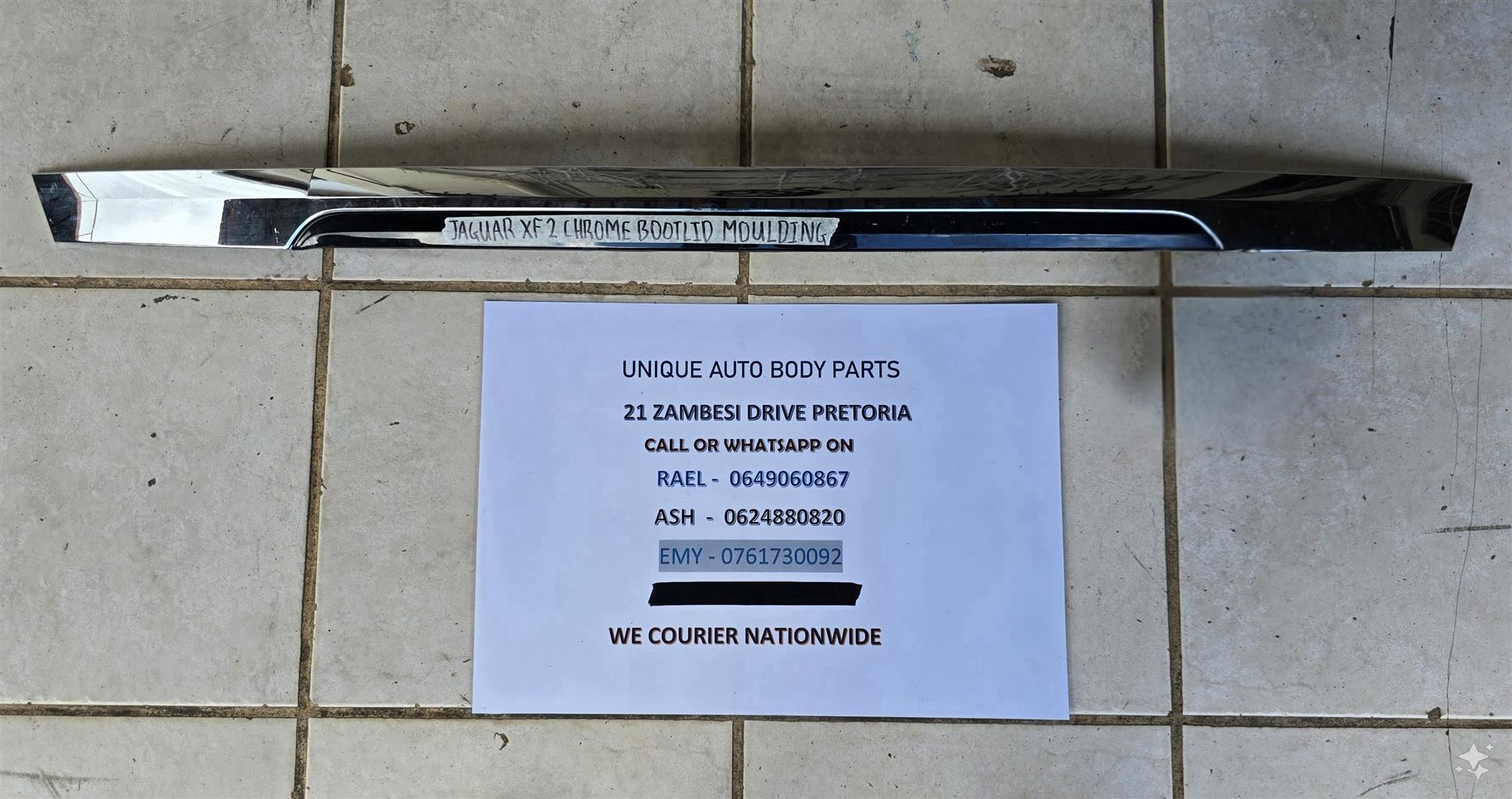 Jaguar XF2 Chrome Bootlid Moulding Jaguar XF2 Chrome Bootlid Moulding