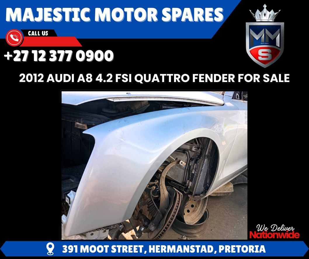 2012 Audi A8 4.2 FSI Quattro Fender Left side – Used OEM Panel - Private Seller