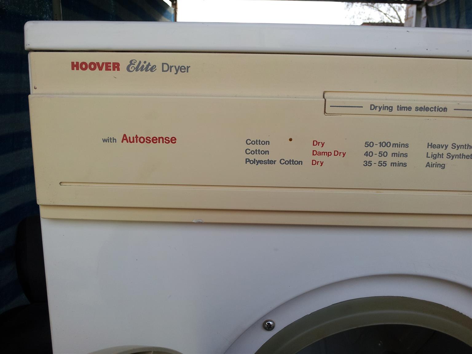 tumble dryer 5kg refurbished hoover elite model d6502