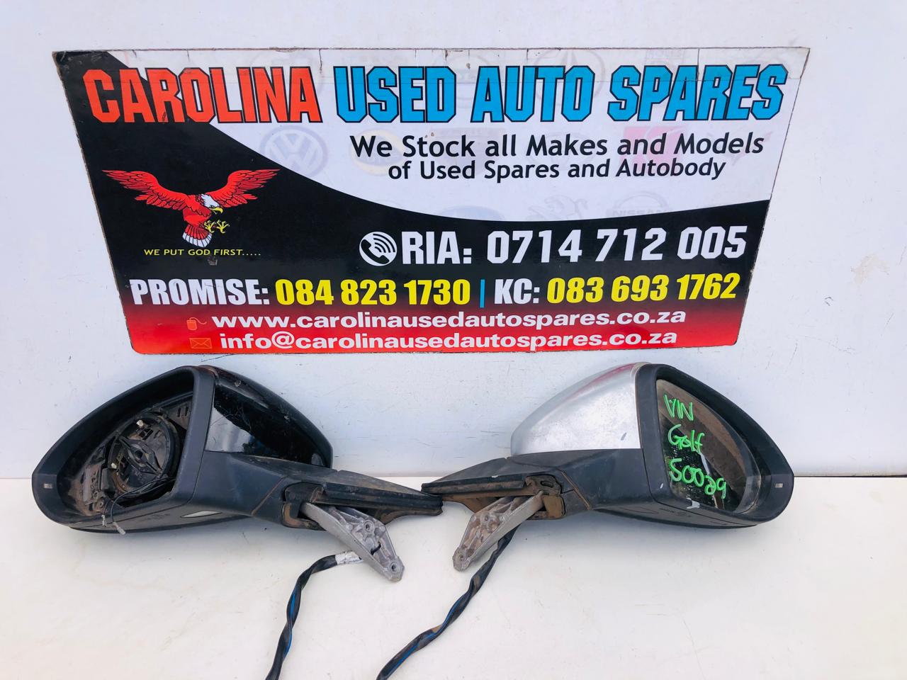 VW Golf left (GTI) and right (TSI) side mirror (left side GTI no glass) - Private Seller VW Golf left (GTI) and right (TSI) side mirror (left side GTI no glass) - Private Seller
