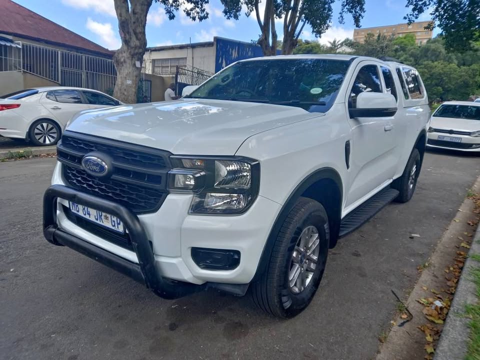 2023 FORD RANGER SUPER CAB 2.0 Bi Turbo Diesel, Automatic Transmission, White Color, Mileage