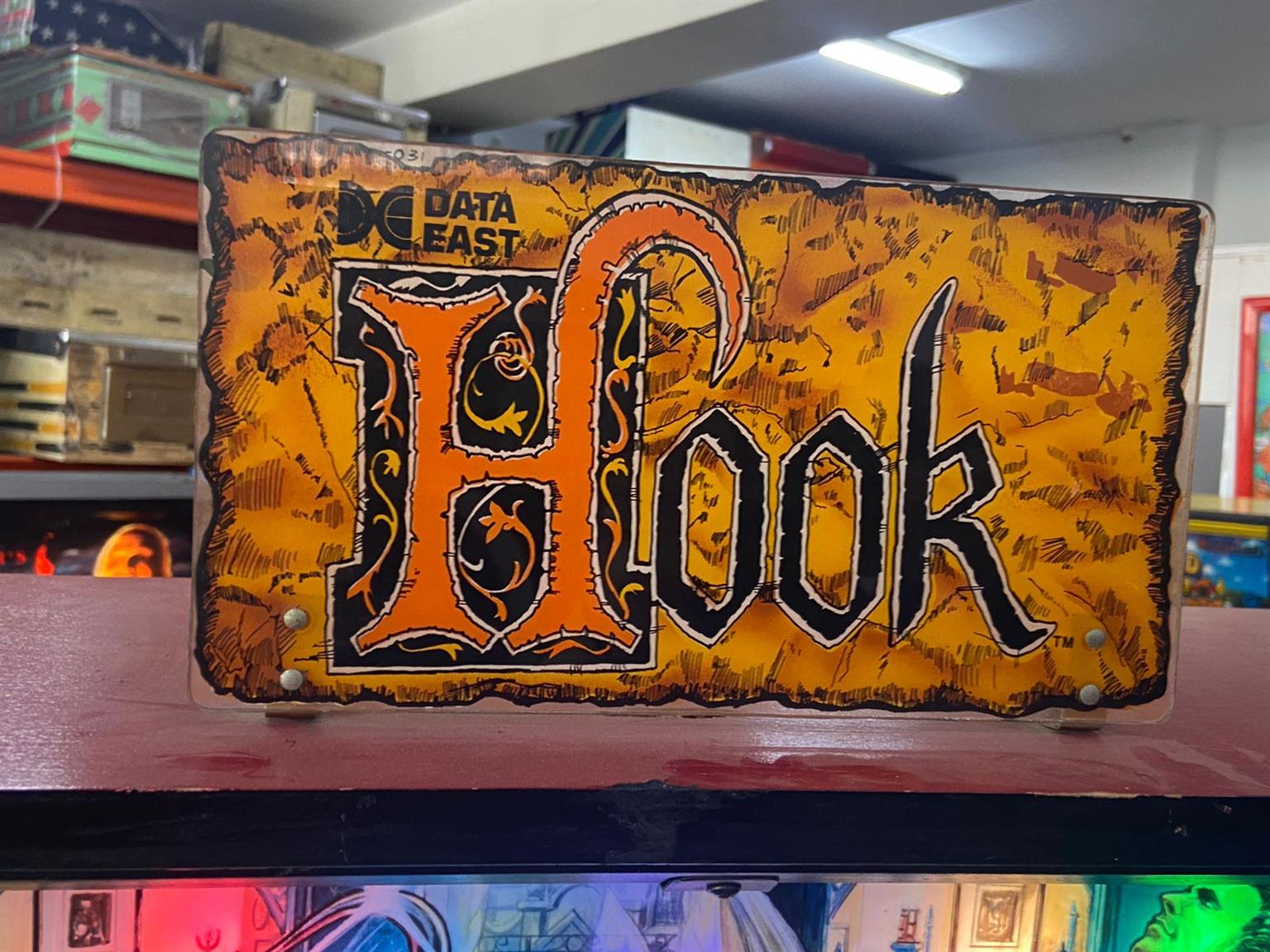 Hook pinball machine by DATA EAST , available for sale