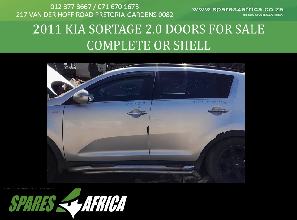 Kia Sportage 2.0 2011 Used Doors - Private Seller Kia Sportage 2.0 2011 Used Doors - Private Seller
