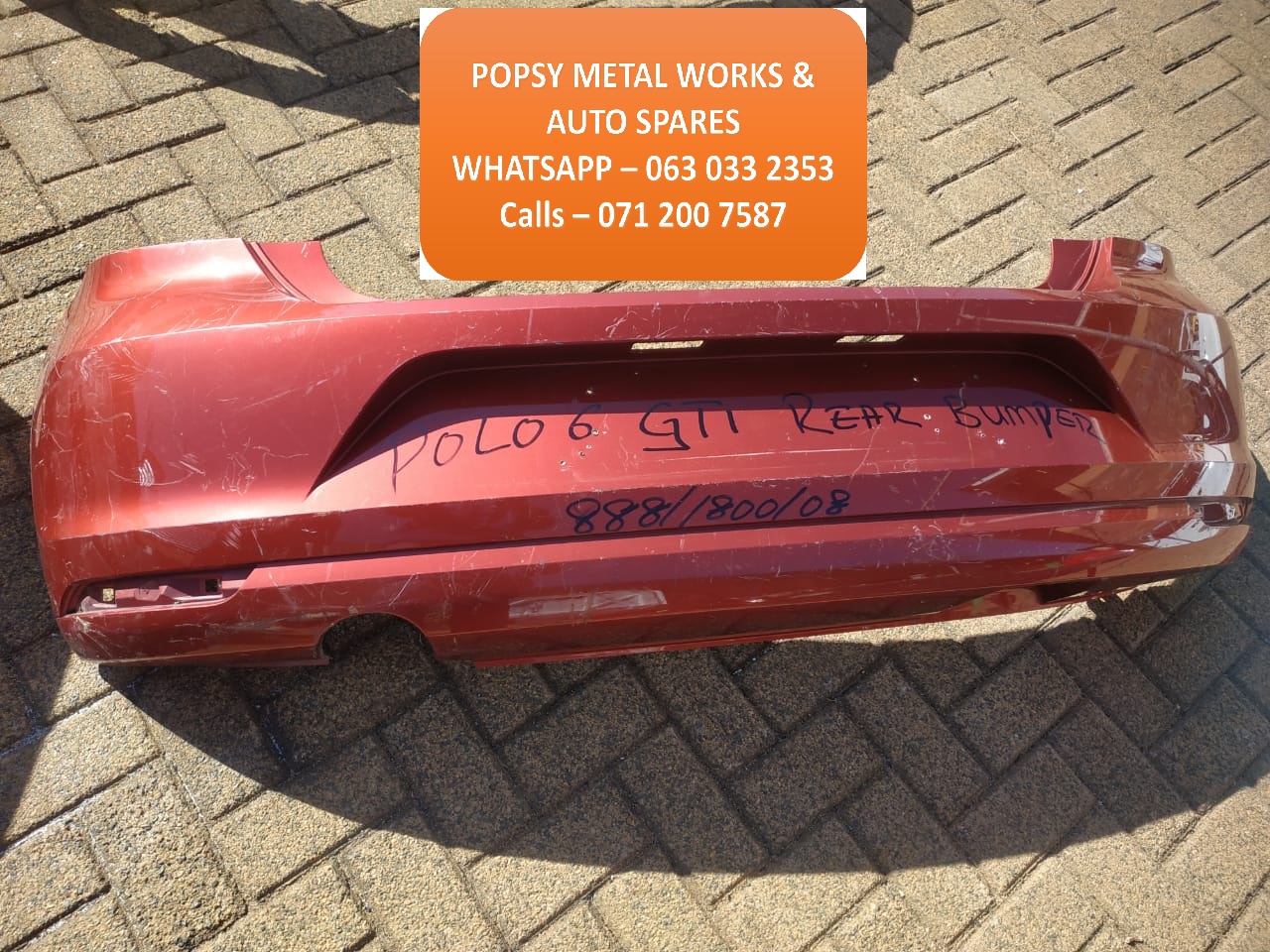 VW POLO 6 TSI REAR BUMPER - Private Seller