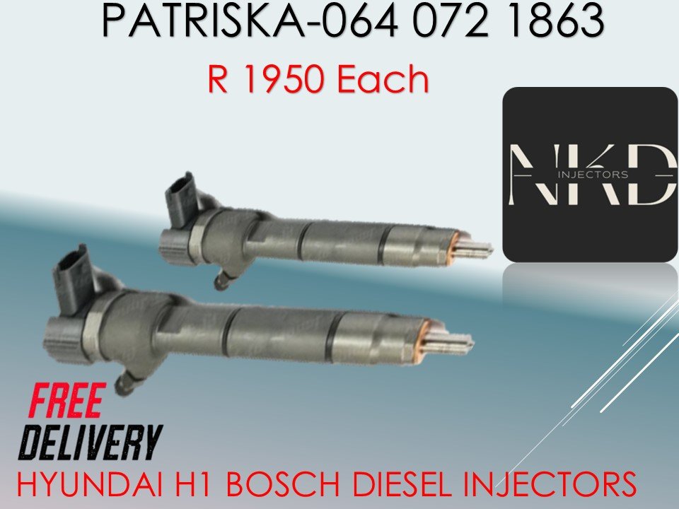 HYUNDAI H1 BOSCH DIEEL INJECTORS FOR SALE - Private Seller HYUNDAI H1 BOSCH DIEEL INJECTORS FOR SALE - Private Seller