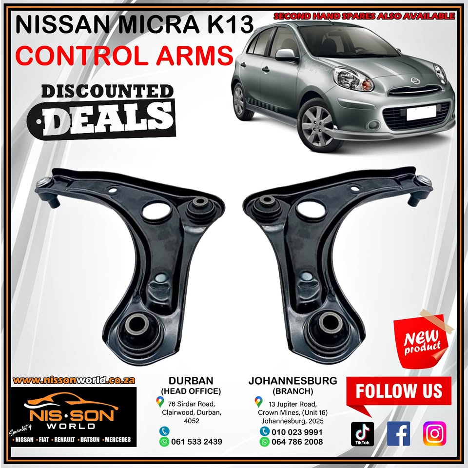 NISSAN MICRA K13 CONTROL ARMS - Private Seller NISSAN MICRA K13 CONTROL ARMS - Private Seller