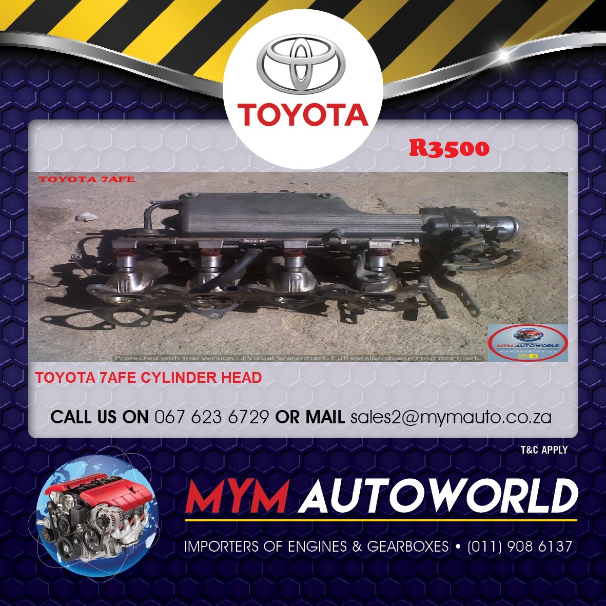 TOYOTA 7AFE CYLINDER HEAD FOR SALE - Private Seller TOYOTA 7AFE CYLINDER HEAD FOR SALE - Private Seller