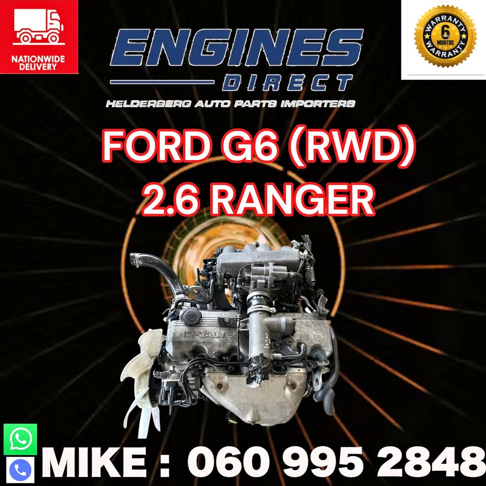 Import 2.6 Ford Ranger G6 RWD Engine. - Private Seller