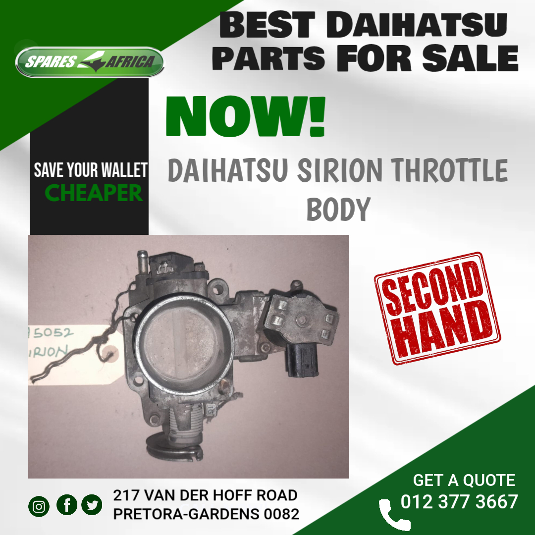 THROTTLE BODY - DAIHATSU SIRION - Private Seller THROTTLE BODY - DAIHATSU SIRION - Private Seller