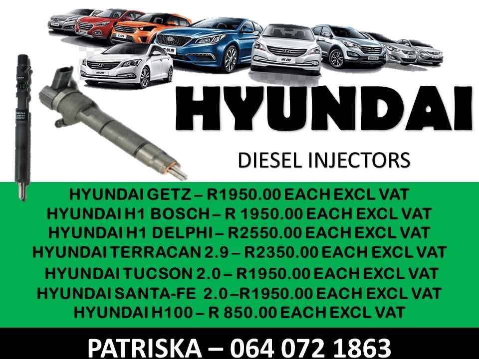 HYUNDAI DIESEL INJECTORS FOR SALE - Private Seller HYUNDAI DIESEL INJECTORS FOR SALE - Private Seller