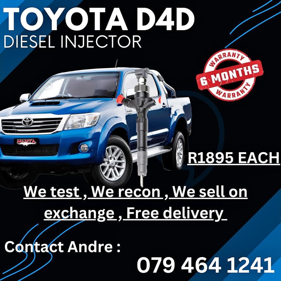 TOYOTA D4D DIESEL INJECTORS - Private Seller TOYOTA D4D DIESEL INJECTORS - Private Seller
