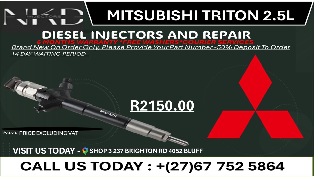 Mitsubishi Triton 2.5L Diesel Injectors on Recondition - Private Seller Mitsubishi Triton 2.5L Diesel Injectors on Recondition - Private Seller