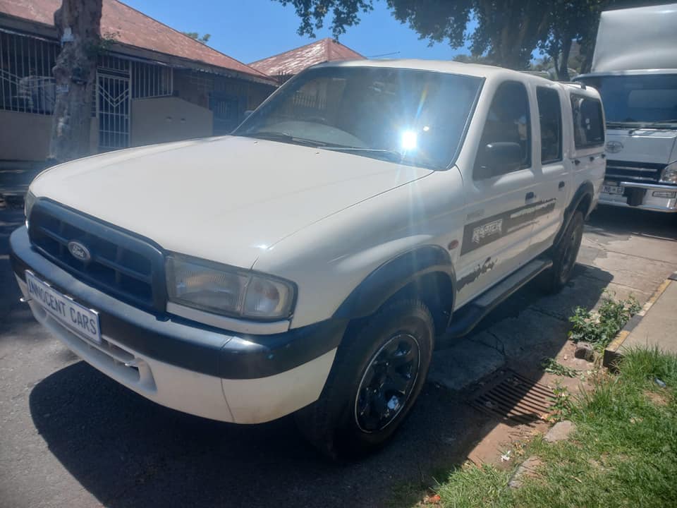 2007 FORD RANGER DOUBLE CAB.5 DIESEL, MANUAL 4X4, WHITE COLOR, MILEAGE 120000KMS