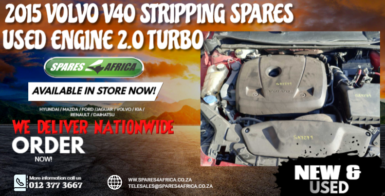 2015 Volvo V40 2.0 Used Engine for Sale - Private Seller 2015 Volvo V40 2.0 Used Engine for Sale - Private Seller