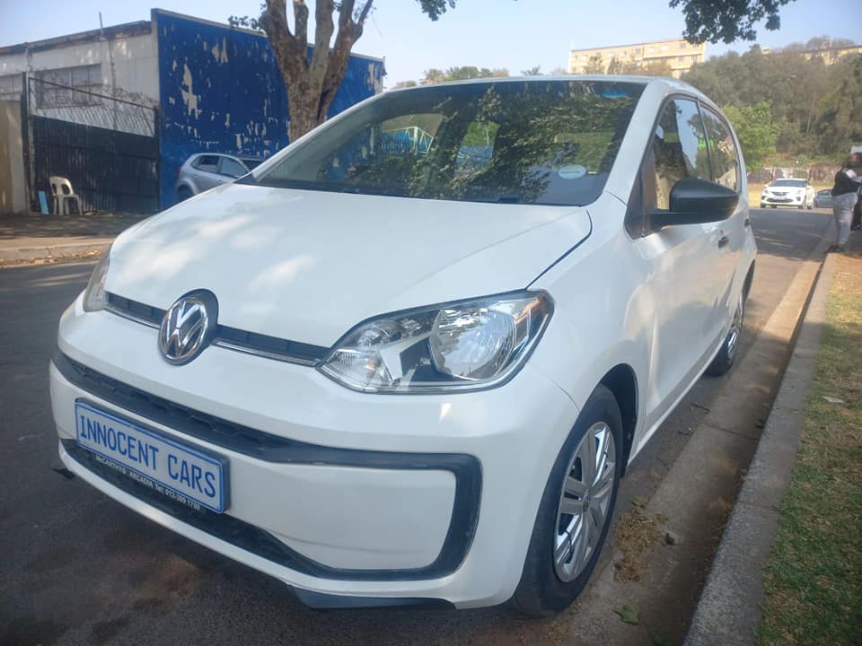 2018 VW UP 1.0 PETROL, MANUAL, WHITE COLOR, MILEAGE 130000KMS