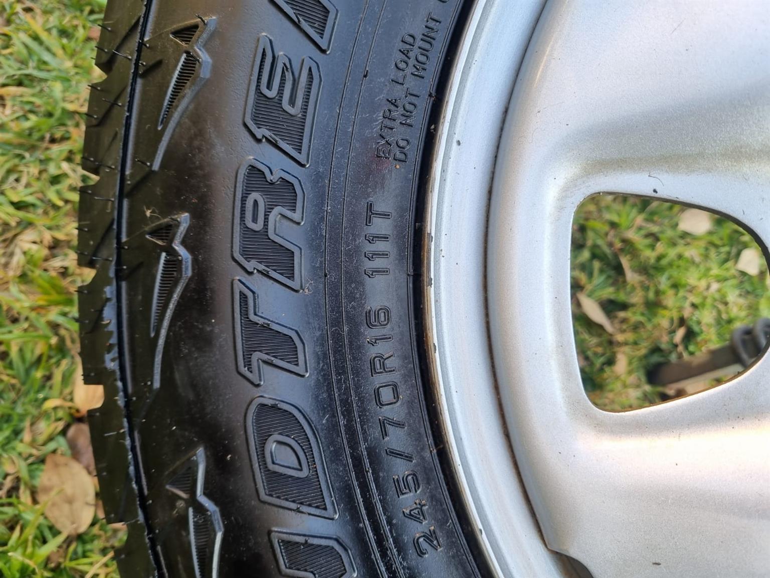 Toyota Hilux 16 inch Spare Wheel with New Tyre - Private Seller