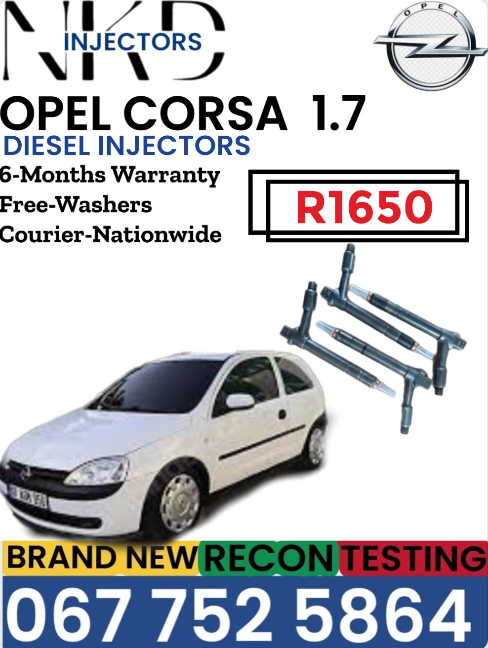 Opel Corsa 1.7L Diesel Injectors - Private Seller