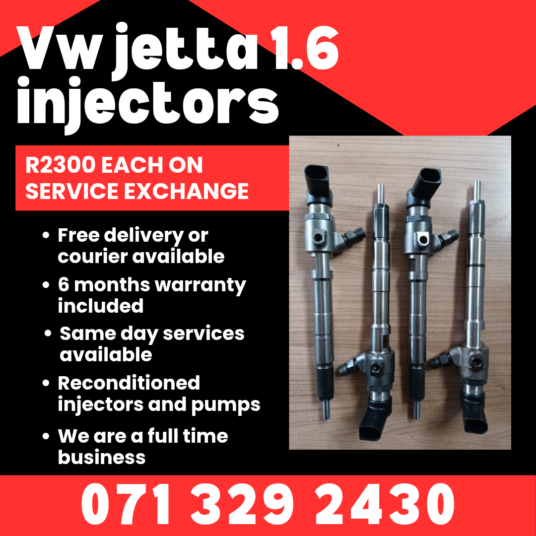VW JETTA 1.6 INJECTORS FOR SALE WITH WARRANTY - Private Seller VW JETTA 1.6 INJECTORS FOR SALE WITH WARRANTY - Private Seller