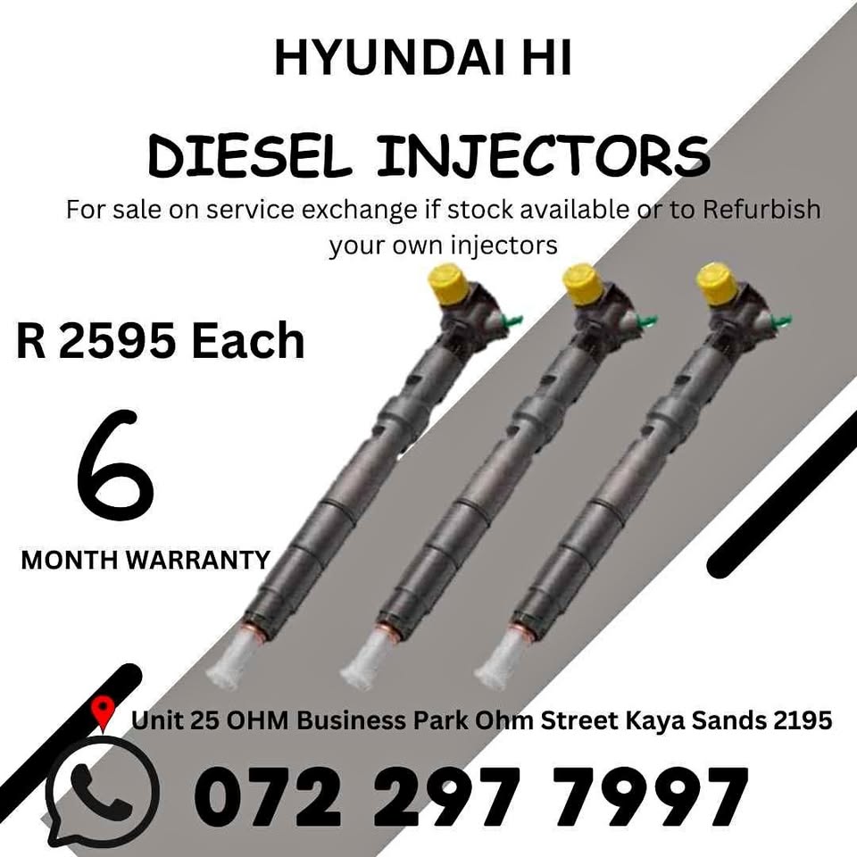 Hyundai H1 Diesel Injector for sale on service exchange or to recon