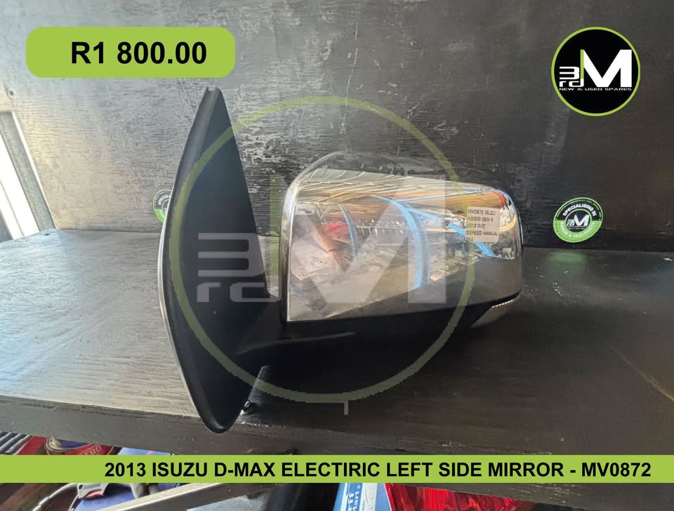 2013 ISUZU D-MAX / KB250 LEFT ELECTRIC SIDE MIRROR - MV0872 - Private Seller 2013 ISUZU D-MAX / KB250 LEFT ELECTRIC SIDE MIRROR - MV0872 - Private Seller