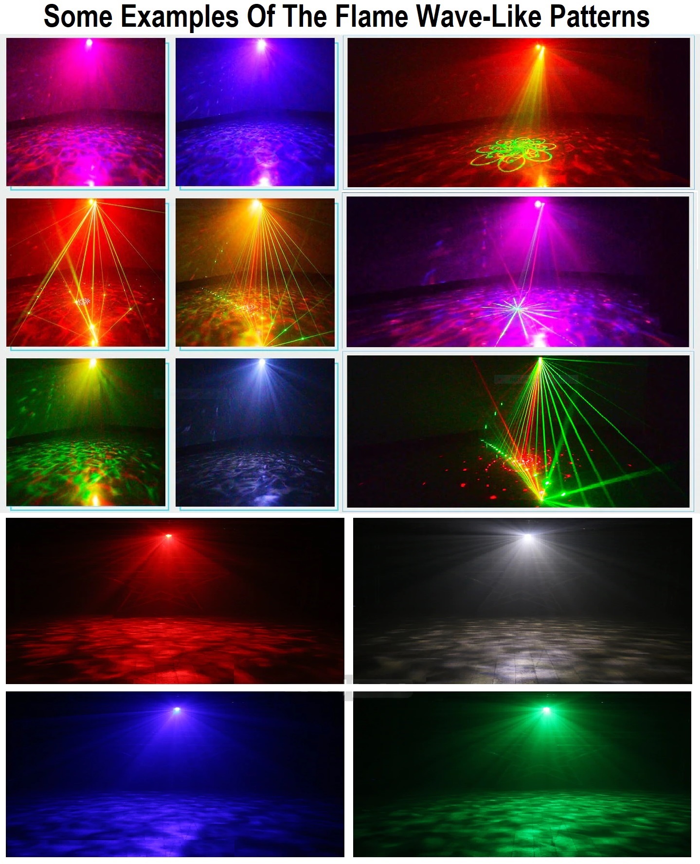 Big Professional Disco Stage DJ Party Flame Laser LED Light. Stunning Show. NEW