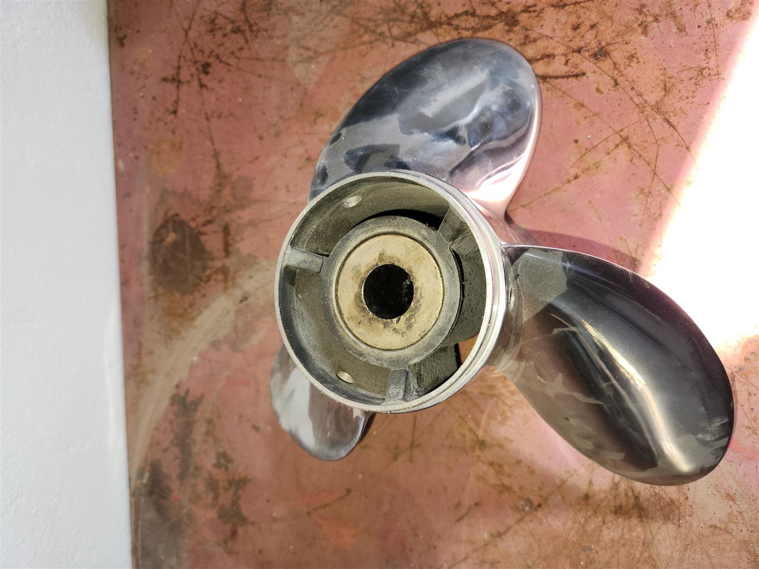 23 Pitch Mirage Quicksilver Stainless Steel Prop for Sale