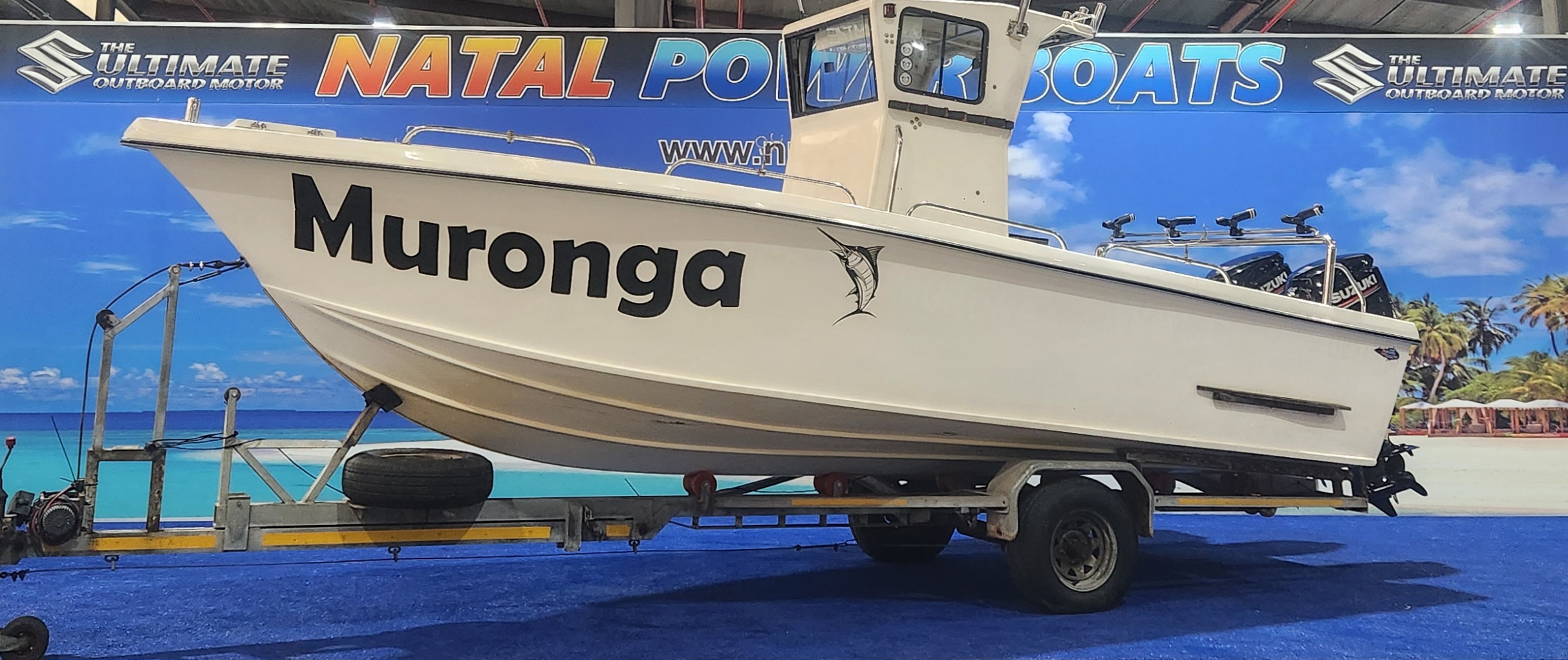 KANYA CRAFT 22 FT CC ON TRAILER 2 X 90 SUZUKI 4 STROKES