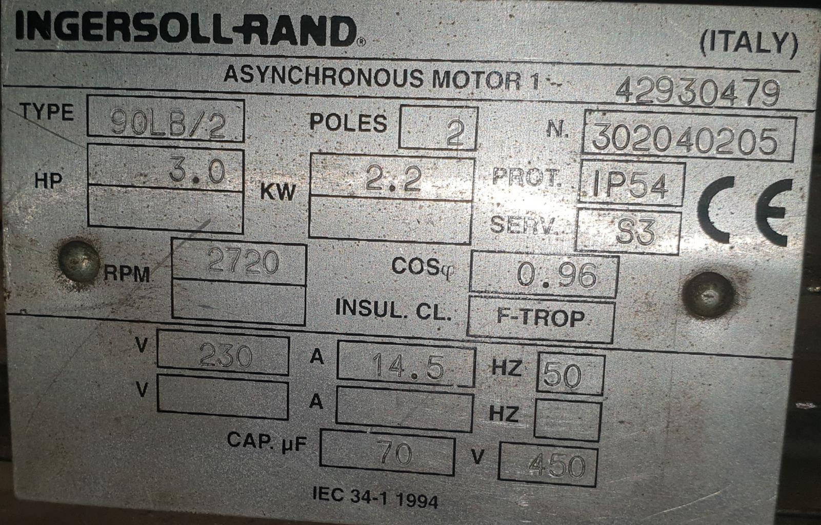 Ingersoll Rand 100 L Compressor Junk Mail