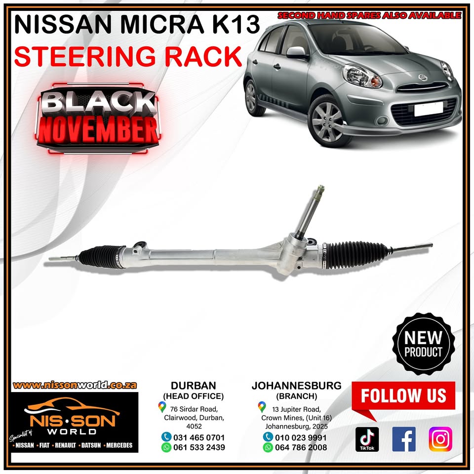 NISSAN MICRA K13 STEERING RACK - Private Seller NISSAN MICRA K13 STEERING RACK - Private Seller