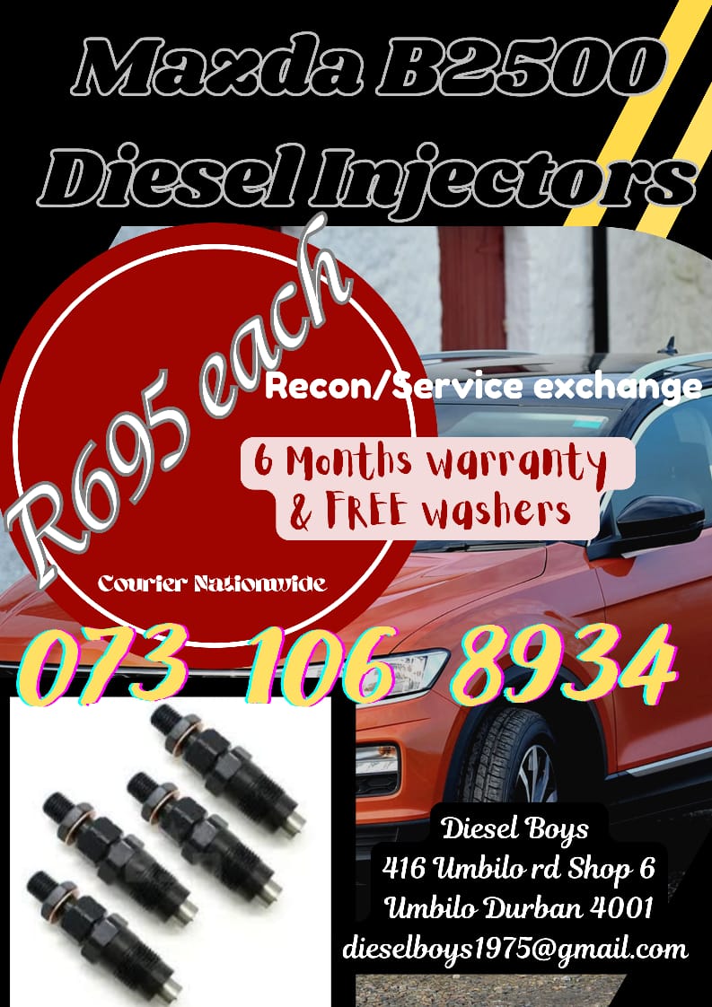 Mazda B2500 DIESEL INJECTORS - Private Seller