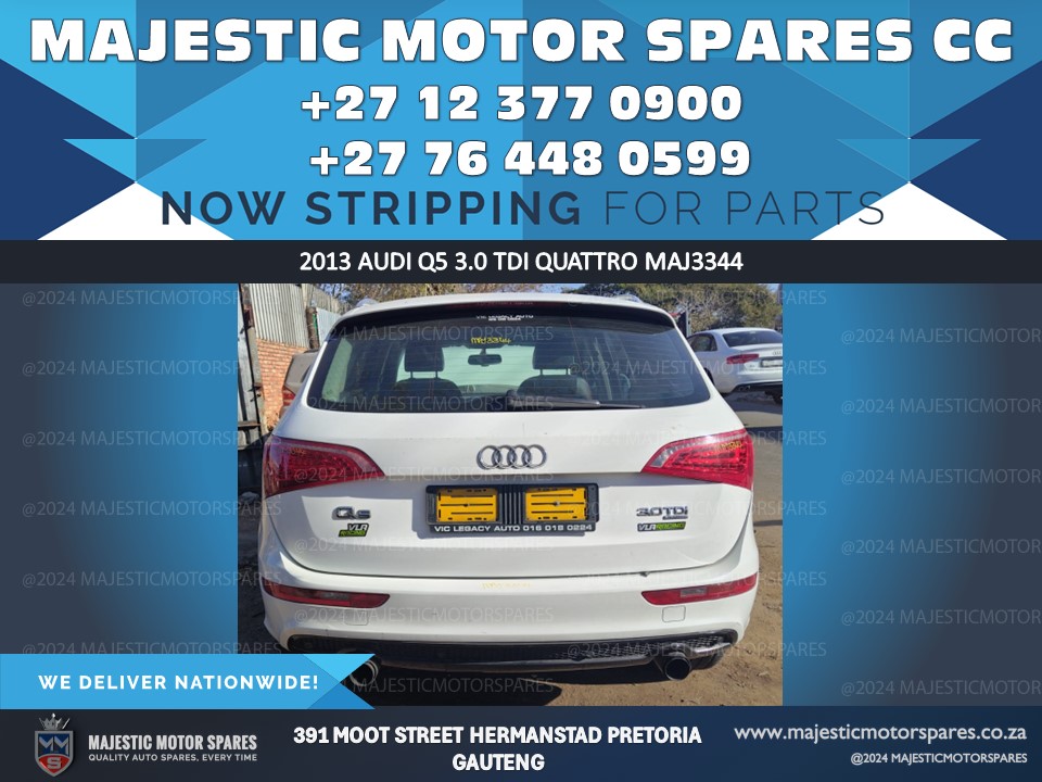 2013 Audi Q5 3.0 TDI CCW quattro used parts used spares for sale - Private Seller 2013 Audi Q5 3.0 TDI CCW quattro used parts used spares for sale - Private Seller