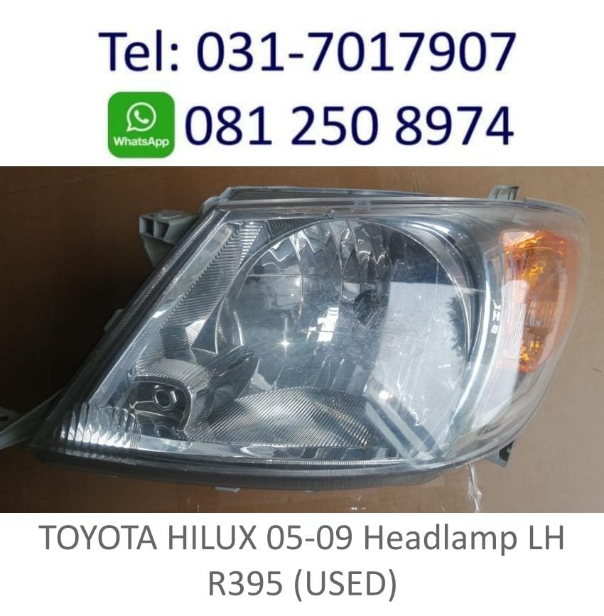 TOYOTA HILUX 05-09 HEADLAMP LH  (USED) - Private Seller