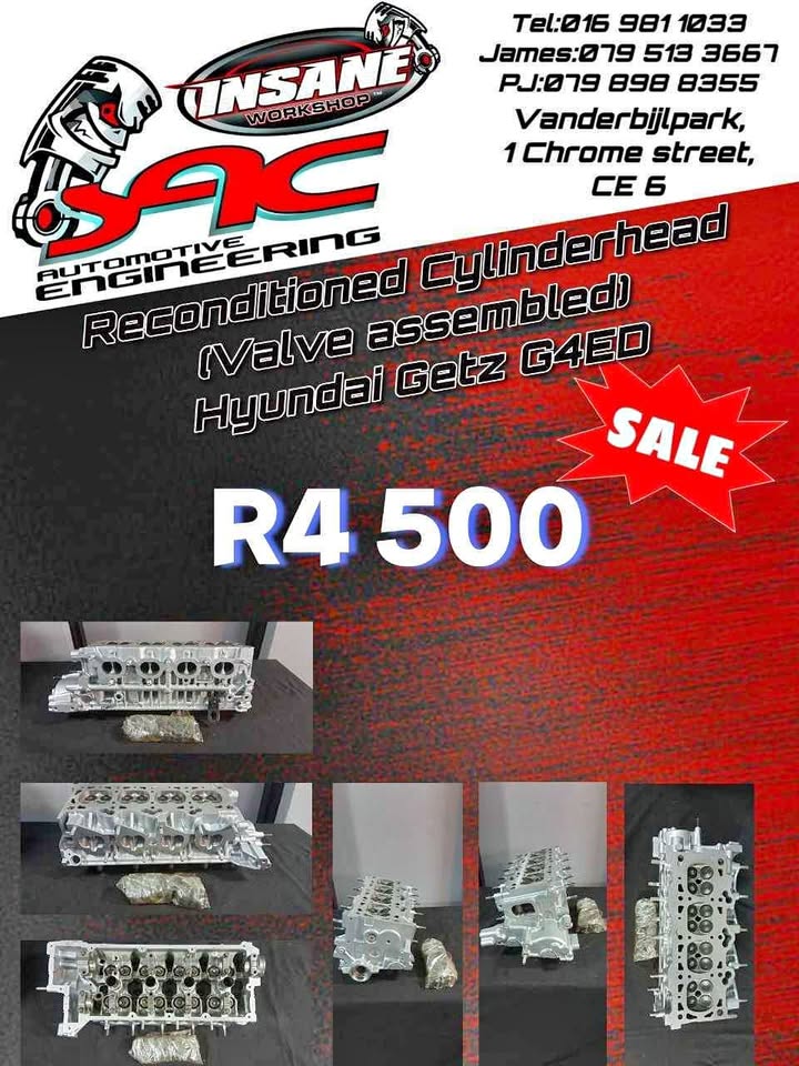 Hyundai Getz G4ED Cylinderhead - Private Seller