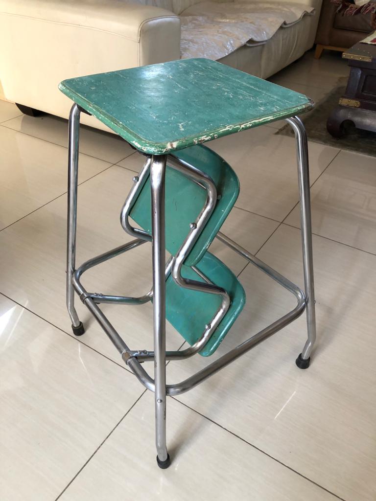 retro stool step ladder